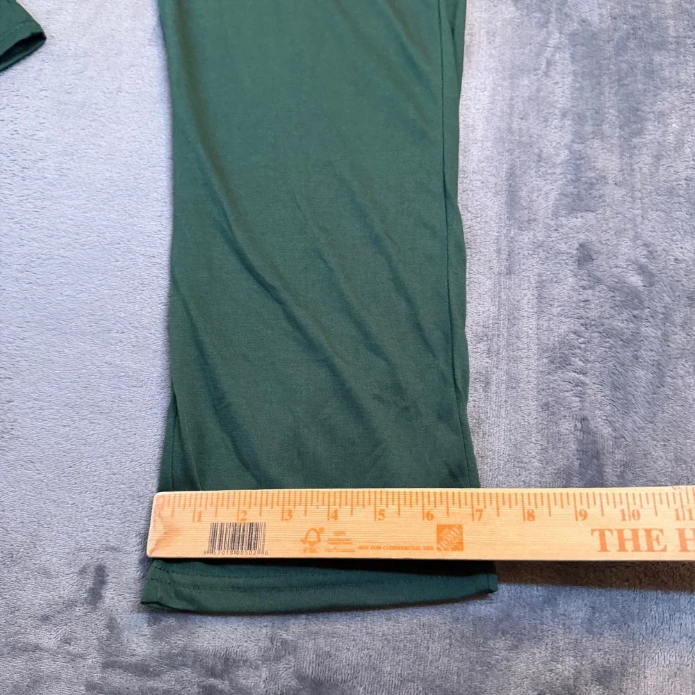 Galaxy by Harvic Lounge Pants Mens Extra Large Green Elastic Waist Pockets - Picture 8 of 10